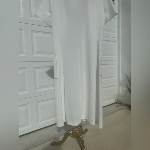 Vtg 1960’s David Crystal For Bergdorf Goodman New York White T Shirt Dress 12 - Picture 9 of 11